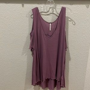 Free People Bitter Sweet Cold Shoulder Tee